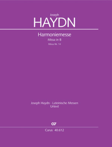 Franz Joseph Haydn : Harmoniemesse in B