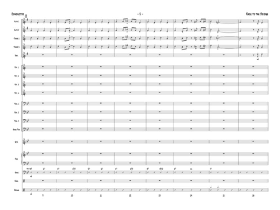 Race to the Bridge Race to the Bridge Jazz Ensemble scores gallery preview page 3