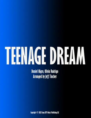 Book cover for Teenage Dream