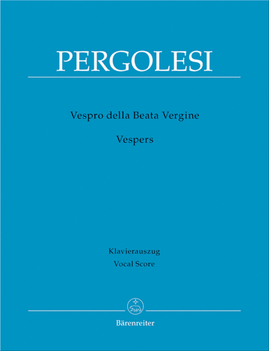 Vespro della Beata Vergine / Vesper SSATB scores gallery preview page 1