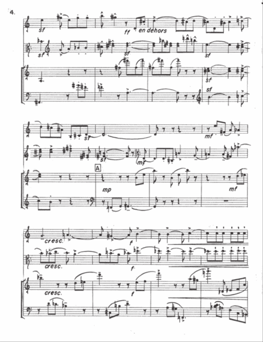 [Bassett] Trio for Clarinet, Viola, and Piano Clarinet scores gallery preview page 6