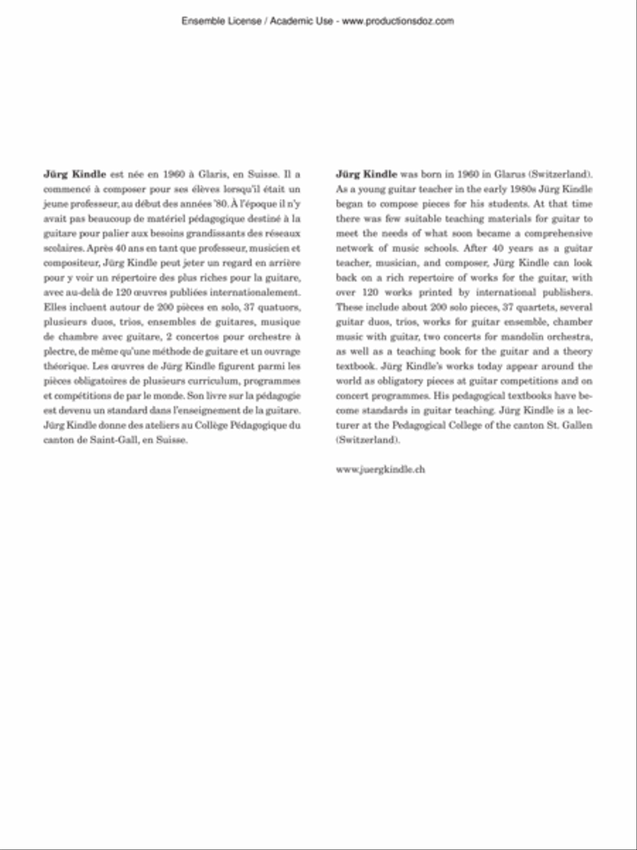 Flamenco Inspiration - Malagueña Guitar Ensemble scores gallery preview page 2