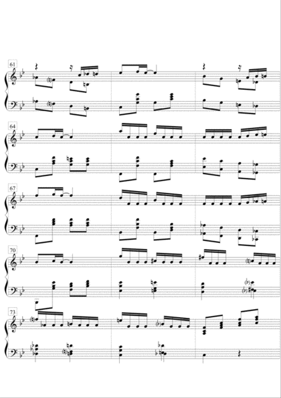 ALLEGRO DI RAGTIME Piano Solo scores gallery preview page 6