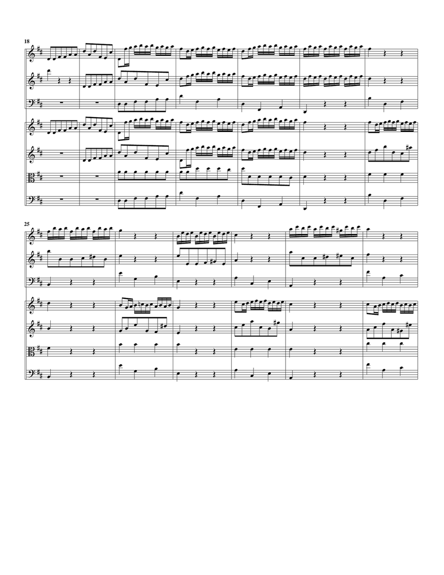 Concerto grosso, Op.6, no.7 (Original) Cello scores gallery preview page 2