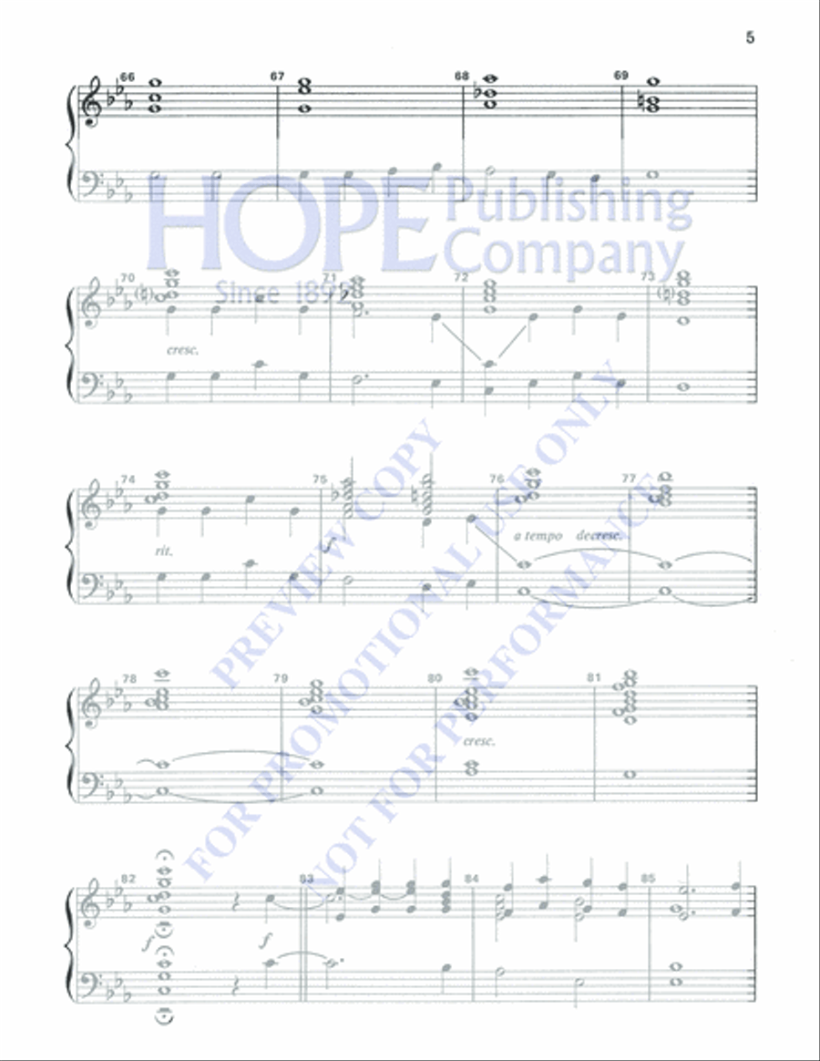 Alleluia, He Comes to Us 3-Octaves scores gallery preview page 5