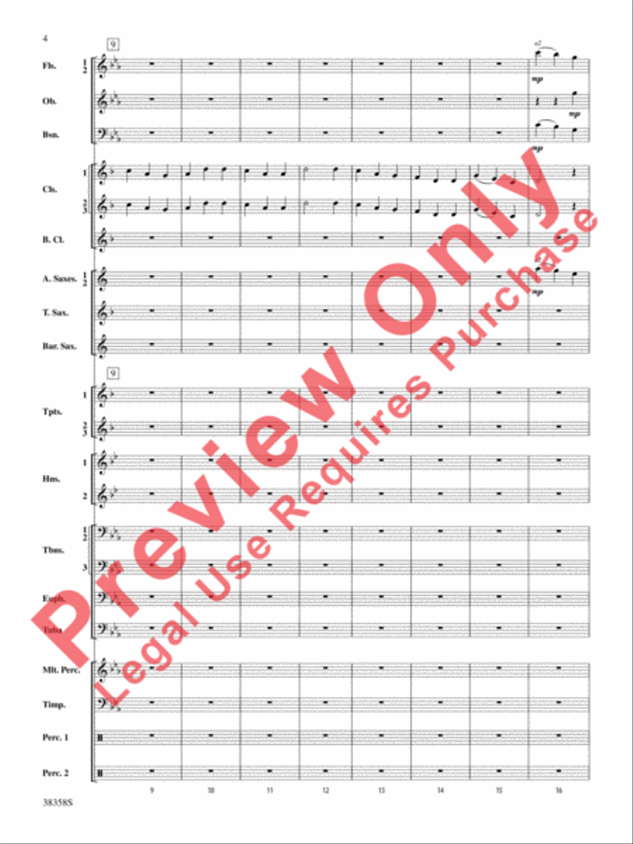 Folksongs from the Eastern Counties Concert Band scores gallery preview page 5