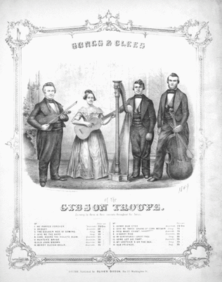 Book cover for The Red Man's Chant. A Quartette