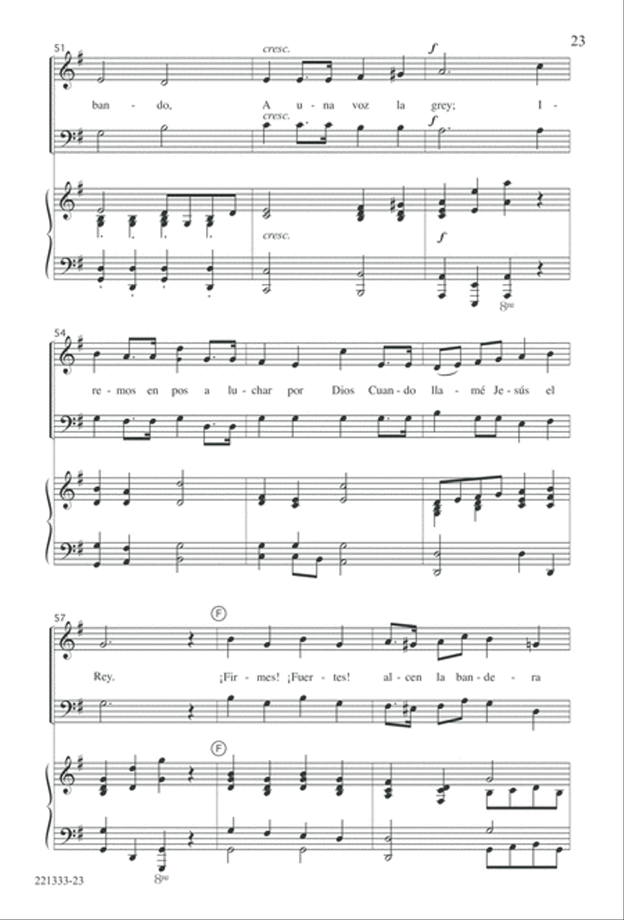 Siervos de Jesus Siervos de Jesus 4-Part scores gallery preview page 27