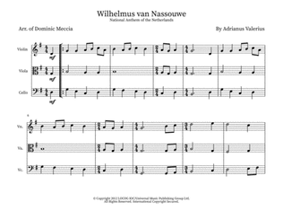 Wilhelmus (netherlands National Anthem)