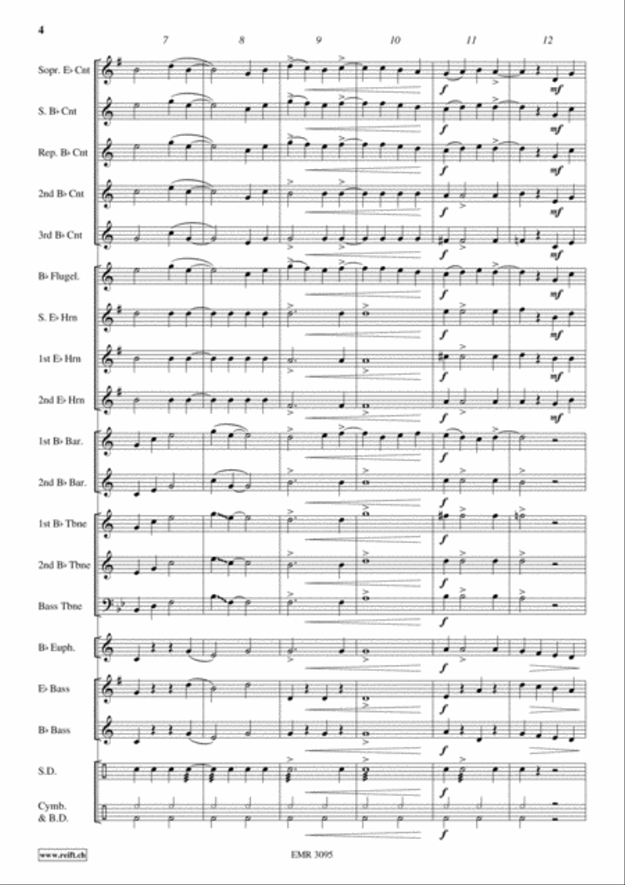 Rosablanche Rosablanche Brass Band scores gallery preview page 5
