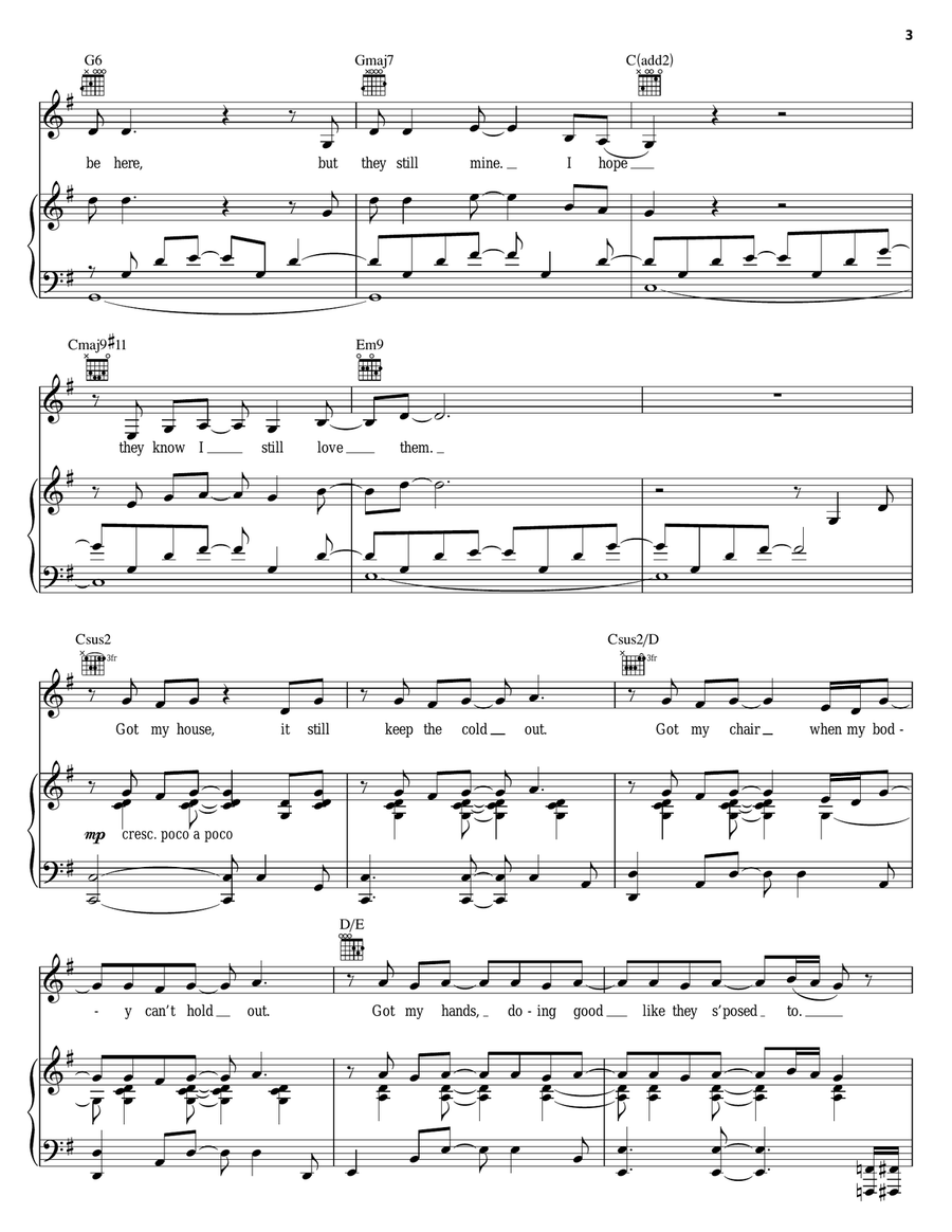 I'm Here I'm Here Guitar scores gallery preview page 3