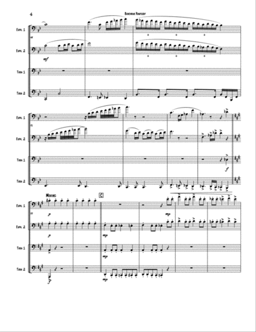 Bohemian Rhapsody Brass Ensemble scores gallery preview page 4