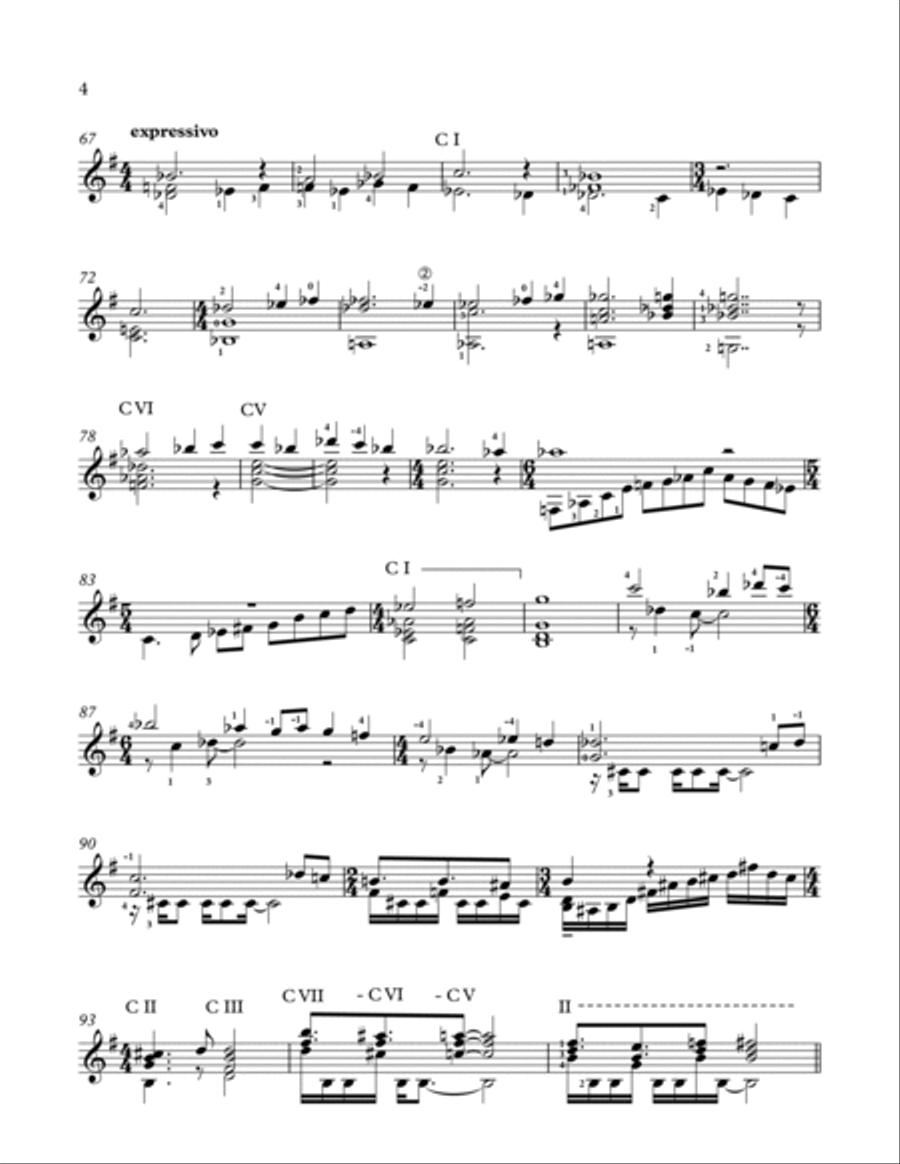 Pater Meus Acoustic Guitar scores gallery preview page 4