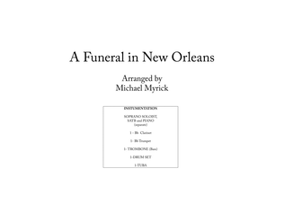 A Funeral in New Orleans SCORE AND INSTRUMENT PARTS