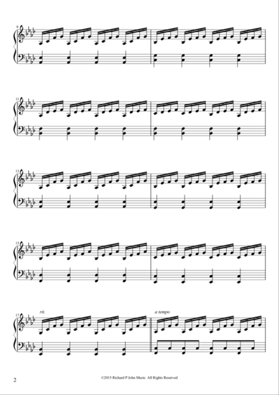 Saudade 1 (from The Last Days of Summer) Piano Solo scores gallery preview page 2