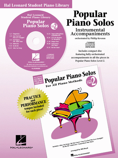 Popular Piano Solos - Level 2 - CD