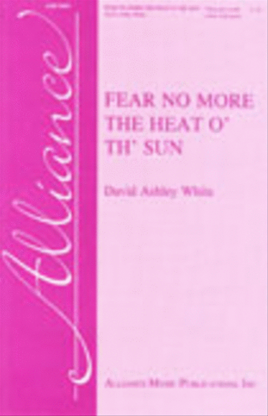 Fear No More the Heat o' th' Sun SSA scores gallery preview page 1