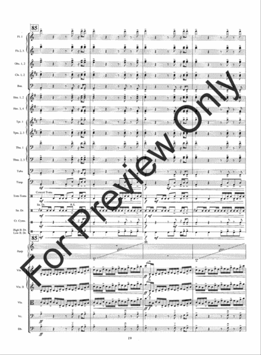Warrior's Run Warrior's Run String Orchestra scores gallery preview page 22