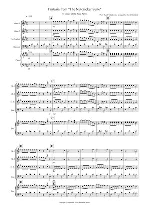 Dance of the Reed Pipes (Fantasia from Nutcracker) for Double Reed Quartet