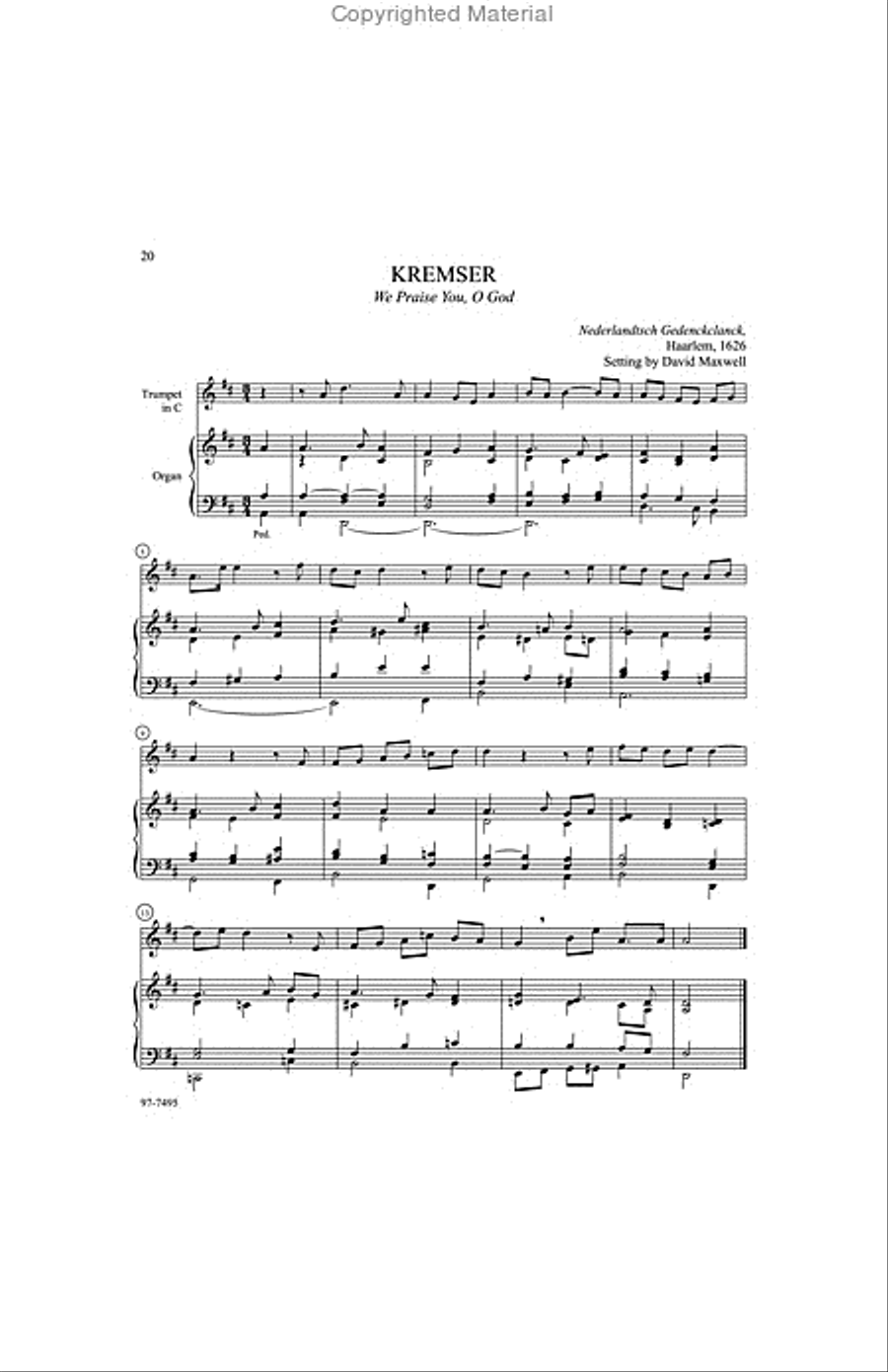 Final Stanzas: Hymn Settings for Organ and Descanting Instrument, Vol. 3 Organ scores gallery preview page 15