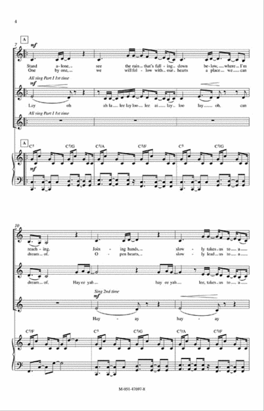 Stand Together 3-Part scores gallery preview page 3