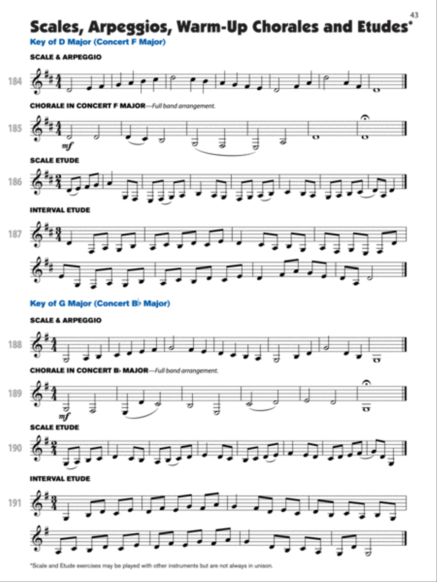 Sound Innovations for Concert Band, Book 1 Concert Band Methods scores gallery preview page 4