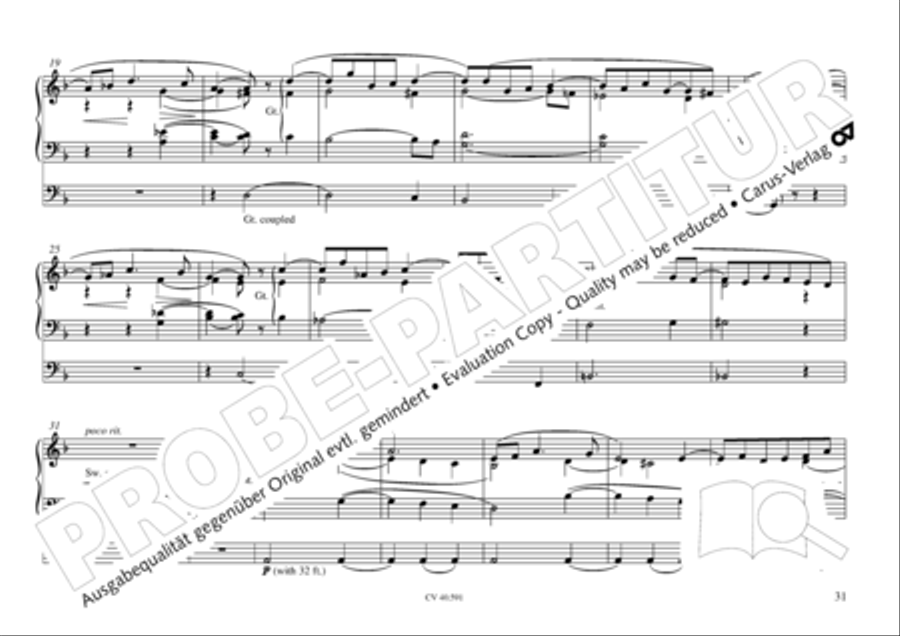Free Organ Music from the Romantic Period, Vol. III (Freie Orgelmusik der Romantik, Band III) Organ scores gallery preview page 32