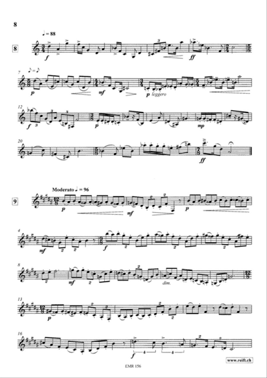 Technical & Melodic Studies Vol. 6 Trumpet scores gallery preview page 8