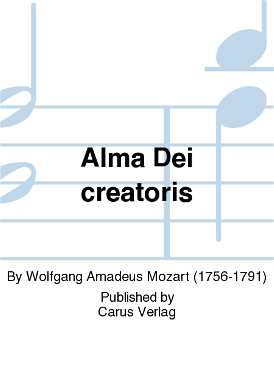 Alma Dei creatoris Organ scores gallery preview page 1