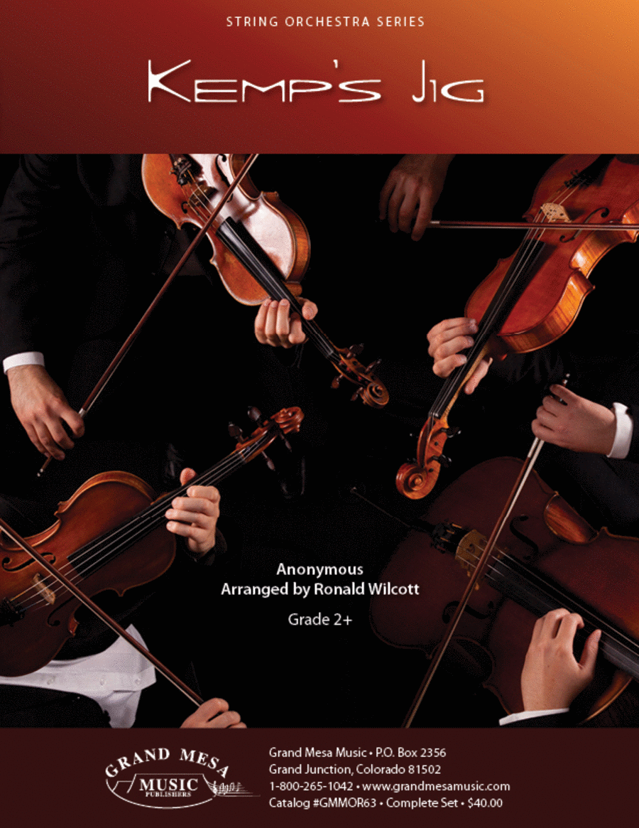 Kemp's Jig Kemp's Jig String Orchestra scores gallery preview page 1
