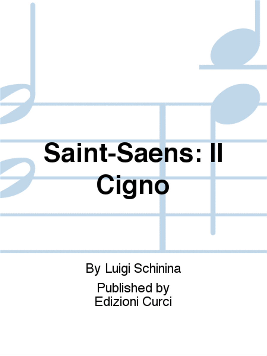 Saint-Saens: Il Cigno Violin scores gallery preview page 1