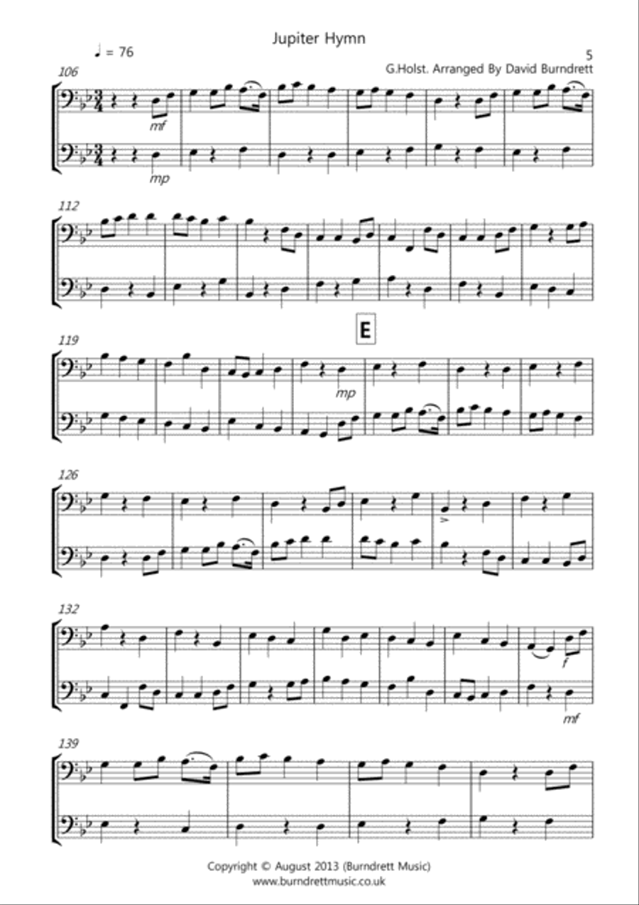 8 Duets for Trombone Trombone Duet scores gallery preview page 5