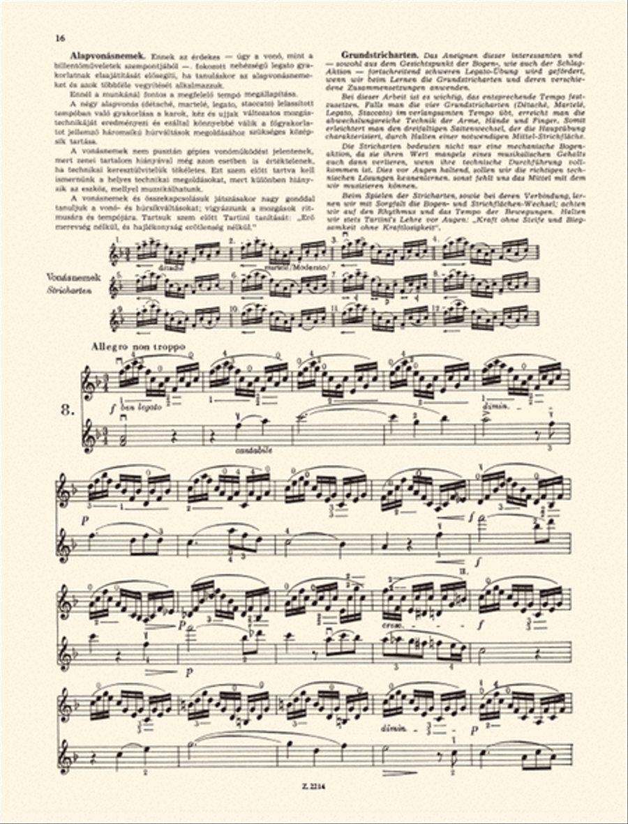 Gradus ad Parnassum I op. 38 30 fortgeschrittene Ü String Duet scores gallery preview page 3