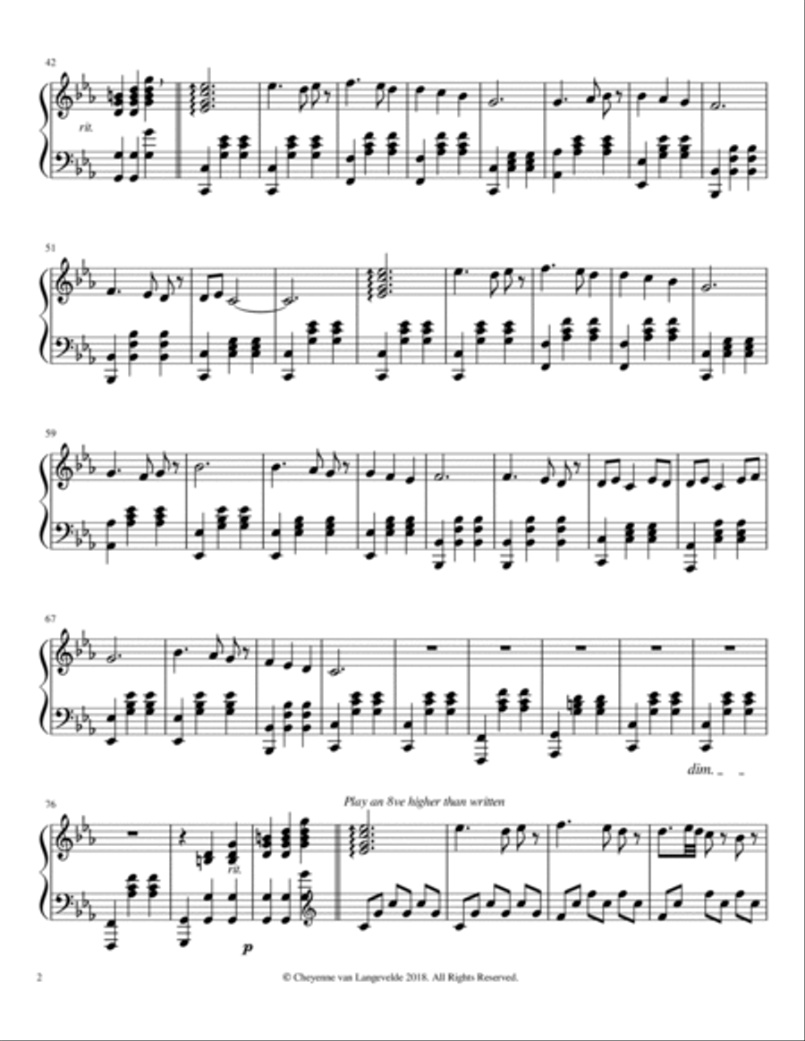 Stellina's Waltz Piano Solo scores gallery preview page 2