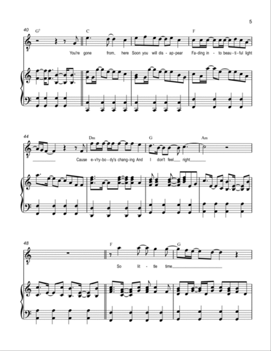 Everybody's Changing Voice scores gallery preview page 5