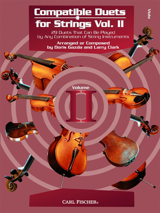Book cover for Compatible Duets for Strings Vol. II
