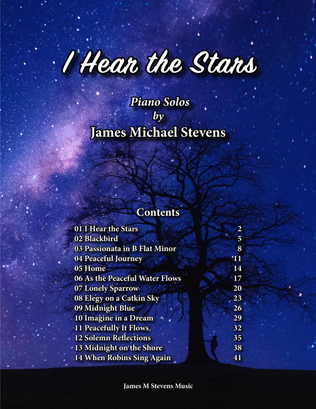 Book cover for I Hear the Stars Piano Book
