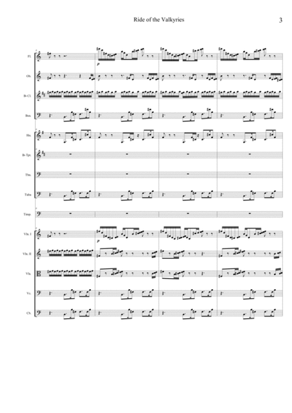 Wagner's Ride of the Valkyries - Score and Parts image number null