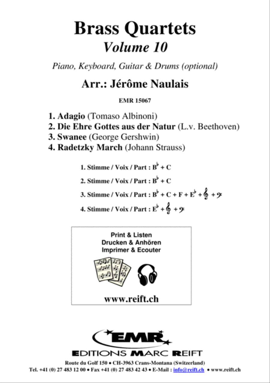 Brass Quartets Vol. 10 Brass Ensemble scores gallery preview page 2