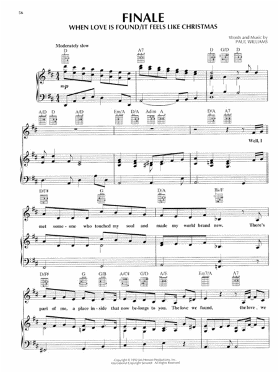 The Muppet Christmas Carol Piano, Vocal, Guitar scores gallery preview page 9