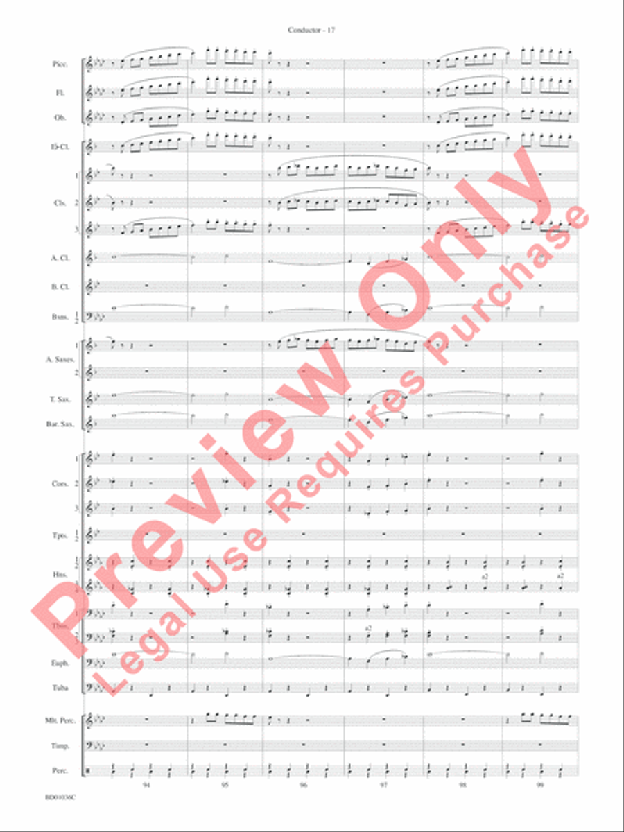 Fiddle-Faddle Concert Band scores gallery preview page 19