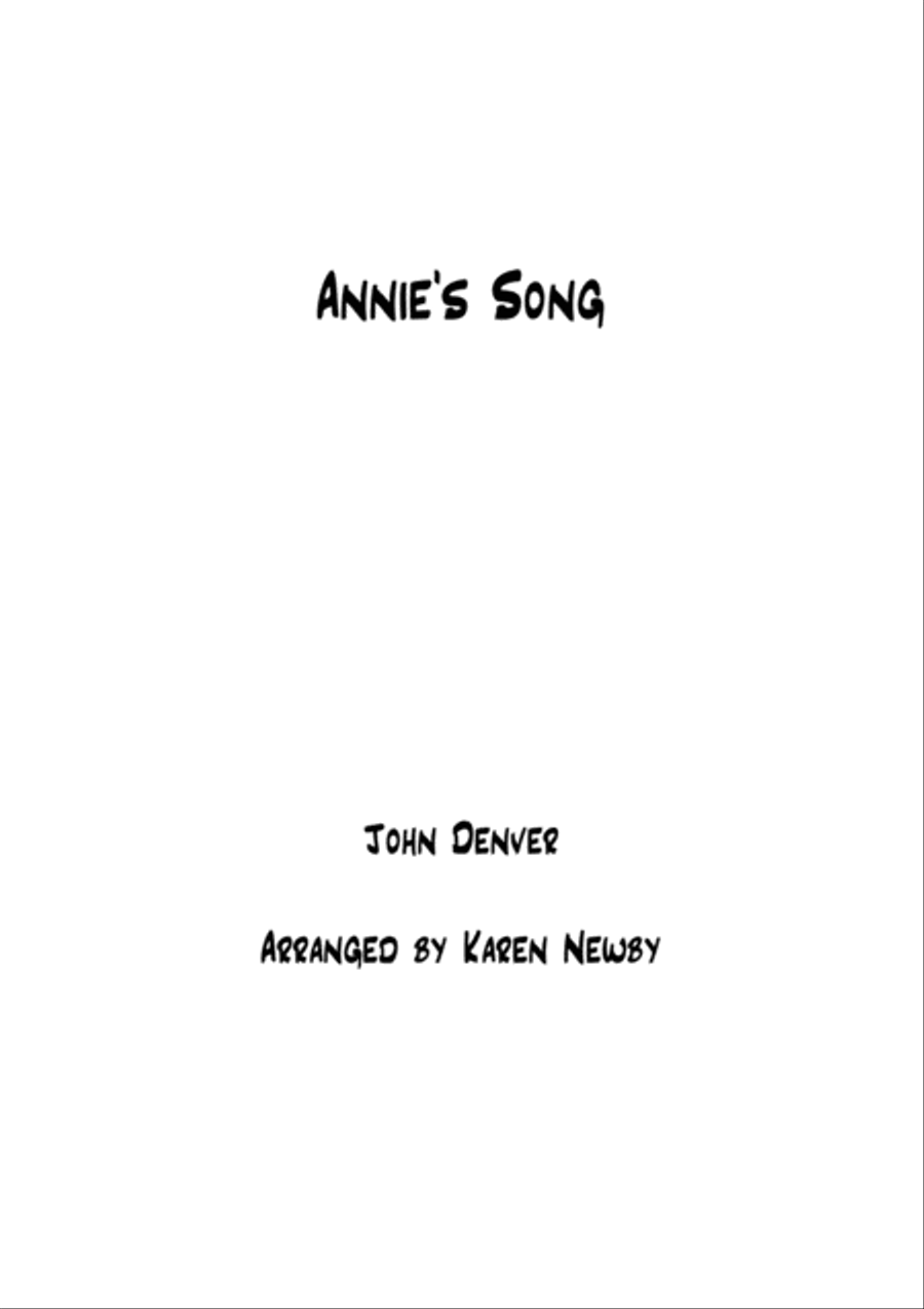 Annie's Song String Orchestra scores gallery preview page 1
