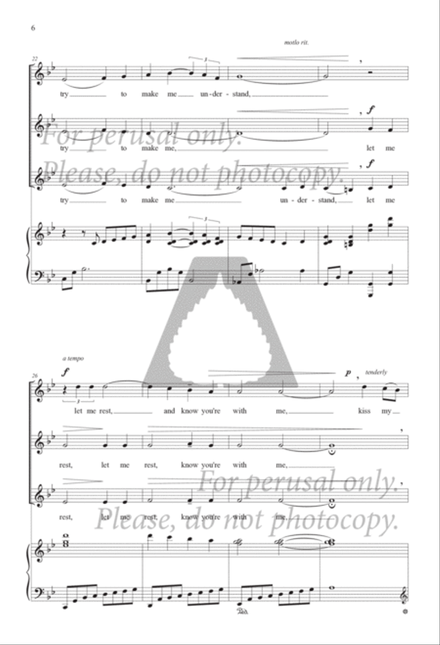 Do Not Ask Me to Remember SSA - Sheet Music page 5