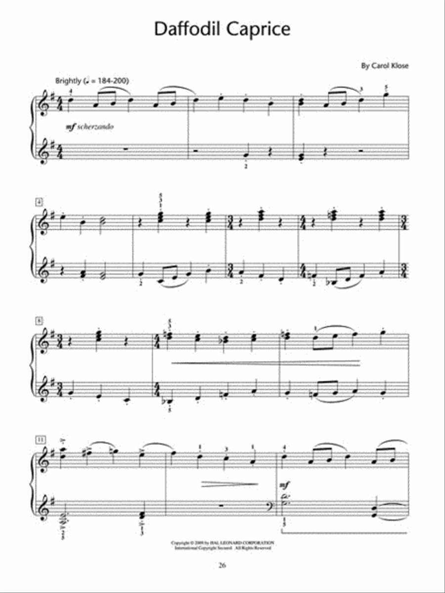 Garden Treasures Piano Method scores gallery preview page 5