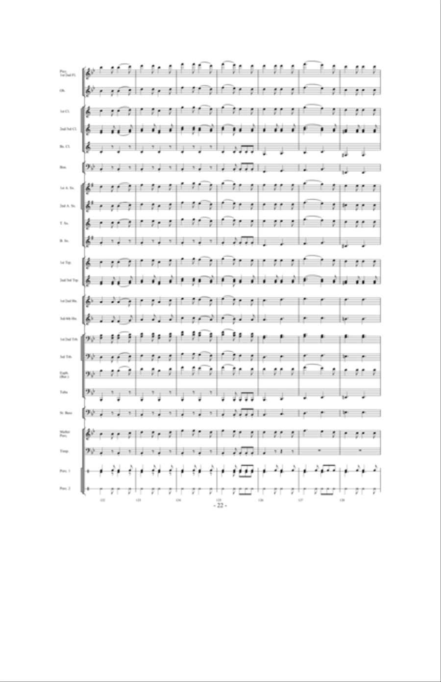 Celebration Folklorique Concert Band scores gallery preview page 21