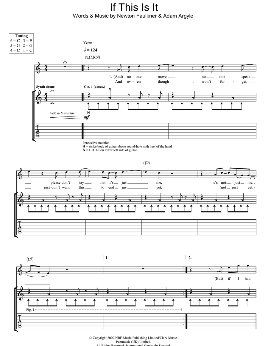 If This Is It Acoustic Guitar scores gallery preview page 1