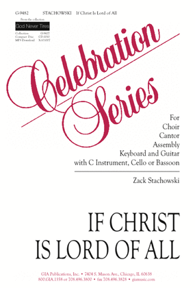 Book cover for If Christ Is Lord of All - Instrument edition