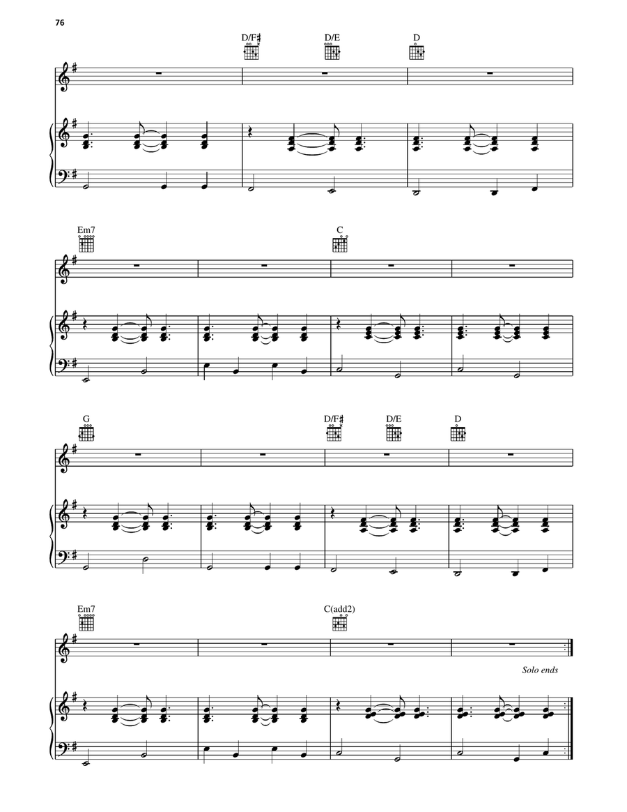 The Happy Song The Happy Song Piano, Vocal, Guitar scores gallery preview page 5