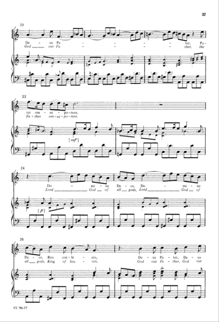 Gloria 4-Part scores gallery preview page 38