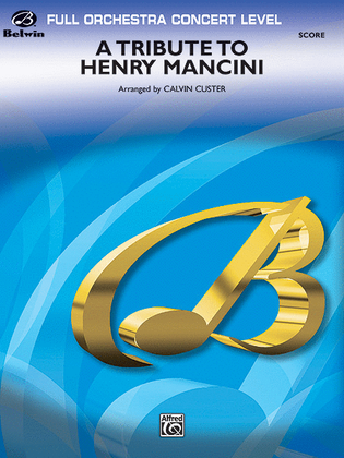 Book cover for A Tribute to Henry Mancini